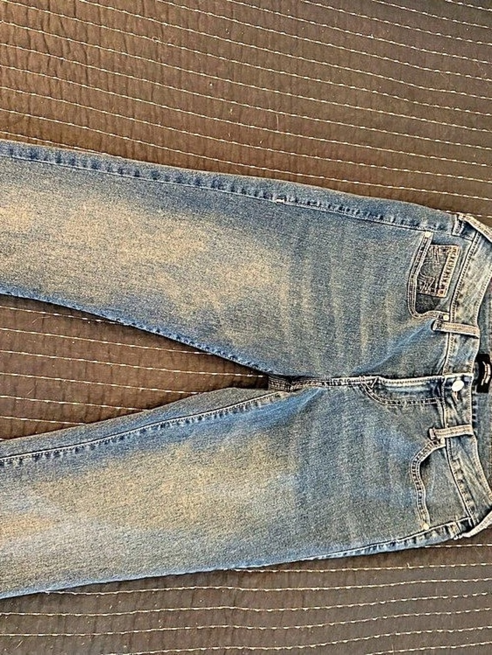 True Religion Mid-Rise Super Skinny Jeans Blue Waist 29